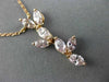 GIA 1.44CT FANCY PINK DIAMOND 18KT WHITE & ROSE GOLD FLOWER BY THE YARD NECKLACE