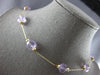 ESTATE .90CT AAA AMETHYST 14KT YELLOW GOLD BY THE YARD FUN LOVE NECKLACE #27888