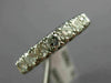 ANTIQUE .75CT DIAMOND PLATINUM CLASSIC FILIGREE WEDDING ANNIVERSARY RING #19482