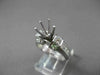 1.60CT DIAMOND 14K WHITE GOLD 3D PRINESS ROUND SEMI MOUNT ENGAGEMENT RING #18585