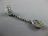 LARGE 6.20CT DIAMOND & AAA BLUE TOPAZ & CITRINE 18KT WHITE GOLD HANGING EARRINGS