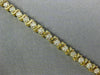 ESTATE .30CT DIAMOND 14KT WHITE & YELLOW GOLD CLASSIC "S" TENNIS BRACELET #22380