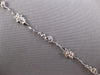 ESTATE .22CT DIAMOND 18KT WHITE GOLD 3D HEART & STAR BY THE YARD TENNIS BRACELET