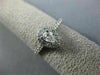 ESTATE .51CT ROUND & PEAR DIAMOND 14KT WHITE GOLD SEMI ETERNITY ENGAGEMENT RING