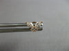 SMALL .31CT DIAMOND 14KT ROSE GOLD 3D ROUND & MARQUISE BUTTERFLY STUD EARRINGS