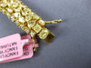 ESTATE EXTRA LARGE 25.71CT FANCY YELLOW DIAMOND 18KT YELLOW GOLD TENNIS BRACELET