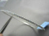 ANTIQUE NARROW 2.06CT DIAMOND 18KT WHITE GOLD 2MM WIDE BANGLE SIMPLY BEAUTIFUL!