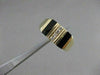ESTATE .08CTW DIAMOND BLACK ONYX 14KT YELLOW GOLD STRIPE MENS RING F/G VS #20702