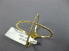 ESTATE .14CT DIAMOND 18KT YELLOW GOLD 3D CLASSIC X LOVE FUN RING