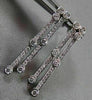 ANTIQUE 1.26CT ROUND DIAMOND 14KT W GOLD DROP HANGING EARRINGS ONE OF A KIND!!!!