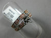 ESTATE 1.9CT DIAMOND 14KT WHITE & ROSE GOLD SEMI MOUNT ENGAGEMENT WEDDING RING