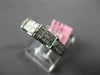 ESTATE .66CT DIAMOND 18KT WHITE GOLD ROUND & PRINCESS INVISIBLE ANNIVERSARY RING
