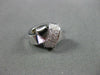 ESTATE .96CT DIAMOND 14KT WHITE GOLD PAVE "X" DESIGN HUGGIE EARRINGS #16918
