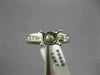 ESTATE .77CT DIAMOND 14KT WHITE GOLD 3D ROUND SEMI MOUNT ENGAGEMENT RING #9885