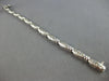 1.80CT DIAMOND 14KT WHITE GOLD PAST PRESENT FUTURE MATTE & SHINY TENNIS BRACELET
