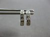 ANTIQUE .26CT DIAMOND 18K WHITE GOLD HANDCRAFTED FILIGREE SQUARE EARRINGS #28014