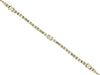 .73CT DIAMOND 14KT WHITE GOLD SEMI ETERNITY PAST PRESENT FUTURE TENNIS BRACELET