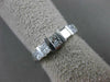 ESTATE 1.30CT PRINCESS DIAMOND 14KT WHITE GOLD 3D 5 STONE ANNIVERSARY RING #1173