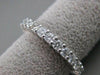 ESTATE 1.25CTW DIAMOND SHARE PRONG ETERNITY ANNIVERSARY 14KT W GOLD RING #20908