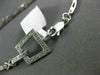ESTATE .66CT DIAMOND 14K WHITE GOLD SQUARE MILGRAIN TOGGLE LOVE BRACELET #22450