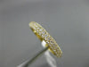 ESTATE .91CT DIAMOND 18KT YELLOW GOLD CLASSIC ETERNITY WEDDING ANNIVERSARY RING
