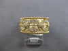 ESTATE WIDE .42CT DIAMOND 14K YELLOW GOLD MULTI OVAL LOVE KNOT FILIGREE FUN RING