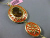 ESTATE 10.25CT DIAMOND & CITRINE 14KT YELLOW GOLD ORANGE ENAMEL FILIGREE PENDANT