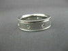 ESTATE .28CT DIAMOND 14K W GOLD ETOILE MILGRAIN ETERNITY ANNIVERSARY RING #21677