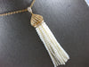 EXTRA LARGE & LONG .50CT DIAMOND & AAA SOUTH SEA PEARL 18KT ROSE GOLD NECKLACE