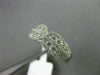 ESTATE .84CT ROUND DIAMOND 18KT WHITE GOLD 3D ETOILE OPEN FILIGREE LOVE FUN RING