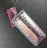 EXTRA LARGE 52.07CT DIAMOND & AAA KUNZITE 18KT WHITE GOLD 3D RECTANGULAR PENDANT