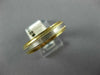 ESTATE WIDE PLATINUM & 18KT YELLOW GOLD MILGRAIN ETERNITY ANNIVERSARY RING 19309