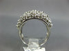 ESTATE LARGE .90CT DIAMOND 18KT WHITE GOLD OPEN FILIGREE ETOILE CRISS CROSS RING