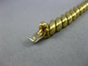 ESTATE 1.95CT DIAMOND & AAA CABOCHON EMERALD 18KT YELLOW GOLD SNAKE FUN BRACELET