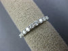 .50CT DIAMOND 18KT WHITE GOLD ROUND SEMI ETERNITY SHARE PRONG ANNIVERSARY RING