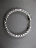 LARGE 4.35CT DIAMOND 18KT WHITE GOLD 3D ROUND INSIDE OUT HOOP HANGING EARRINGS