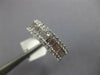 WIDE 1.0CT DIAMOND 14KT WHITE GOLD 3D ROUND & BAGUETTE CLASSIC ANNIVERSARY RING