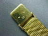 ESTATE WIDE CERTINA 18K YELLOW GOLD CLASSIC SQUARE FACE MEN'S SWISS WATCH #1553