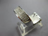 WIDE 1.0CT DIAMOND 18KT WHITE GOLD 3D 3 ROW PRINCESS WEDDING ANNIVERSARY RING