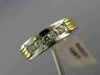 ESTATE .20CT DIAMOND 14KT WHITE & YELLOW GOLD FIVE STONE ANNIVERSARY RING #4037