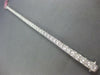 3.61CT DIAMOND 18KT WHITE GOLD CLASSIC SQUARE FILIGREE MILGRAIN TENNIS BRACELET