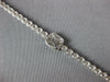 LARGE & LONG 12.50CT DIAMOND 18KT WHITE GOLD HEXAGON SNOWFLAKE TENNIS NECKLACE