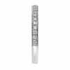 .26CT DIAMOND 18KT WHITE GOLD 3D FILIGREE SEMI ETERNITY WEDDING ANNIVERSARY RING
