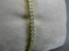 ESTATE 5.00CTW DIAMOND 14KT YELLOW GOLD LINE TENNIS BRACELET F/G VS 3MM #18411