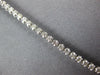 ESTATE 1.19CT DIAMOND 14K WHITE GOLD 3D CLASSIC ROUND ADJUSTABLE TENNIS BRACELET