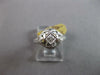 ANTIQUE ART DECO .05CT OLD MINE DIAMOND 18K WHITE GOLD 3D ENGAGEMENT RING #27469