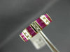 ESTATE 1.24CT DIAMOND & AAA RUBY 14KT YELLOW GOLD 3D CLASSIC ANNIVERSARY RING