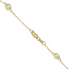 ESTATE 2.0CT DIAMOND 14KT YELLOW GOLD 3D CLASSIC ROUND BY THE YARD LOVE NECKLACE