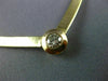 ESTATE .50CT DIAMOND 14K YELLOW GOLD 3D SOLITAIRE FANCY COIL NECKLACE #18982