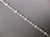 ESTATE 2.74CT DIAMOND 14KT WHITE GOLD ROUND 4 LEAF CLOVER FLOWER TENNIS BRACELET